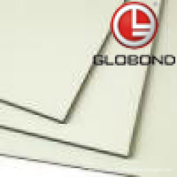 GLOBOND FR Panneau composite en aluminium ignifuge (PF-414 blanc laiteux)